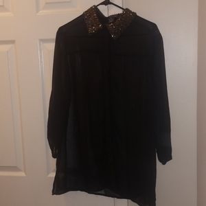 Ladies sheer shirt
